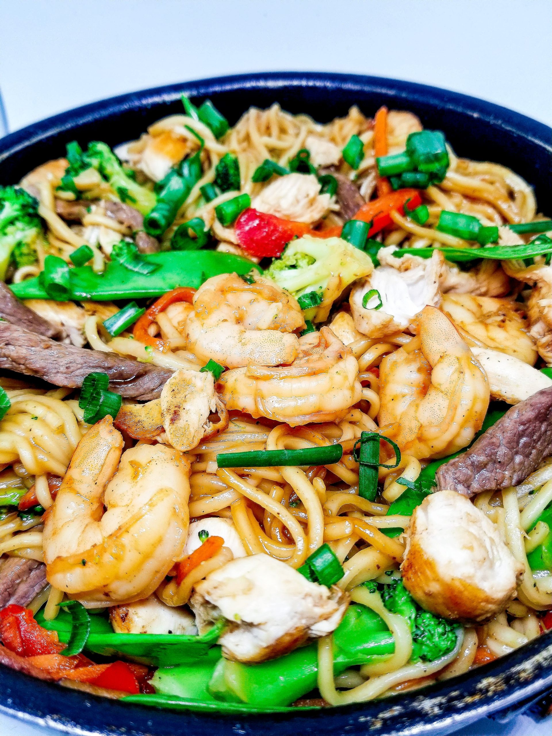 Chinese Fake-Out: Aaron’s Loaded Lo-Mein